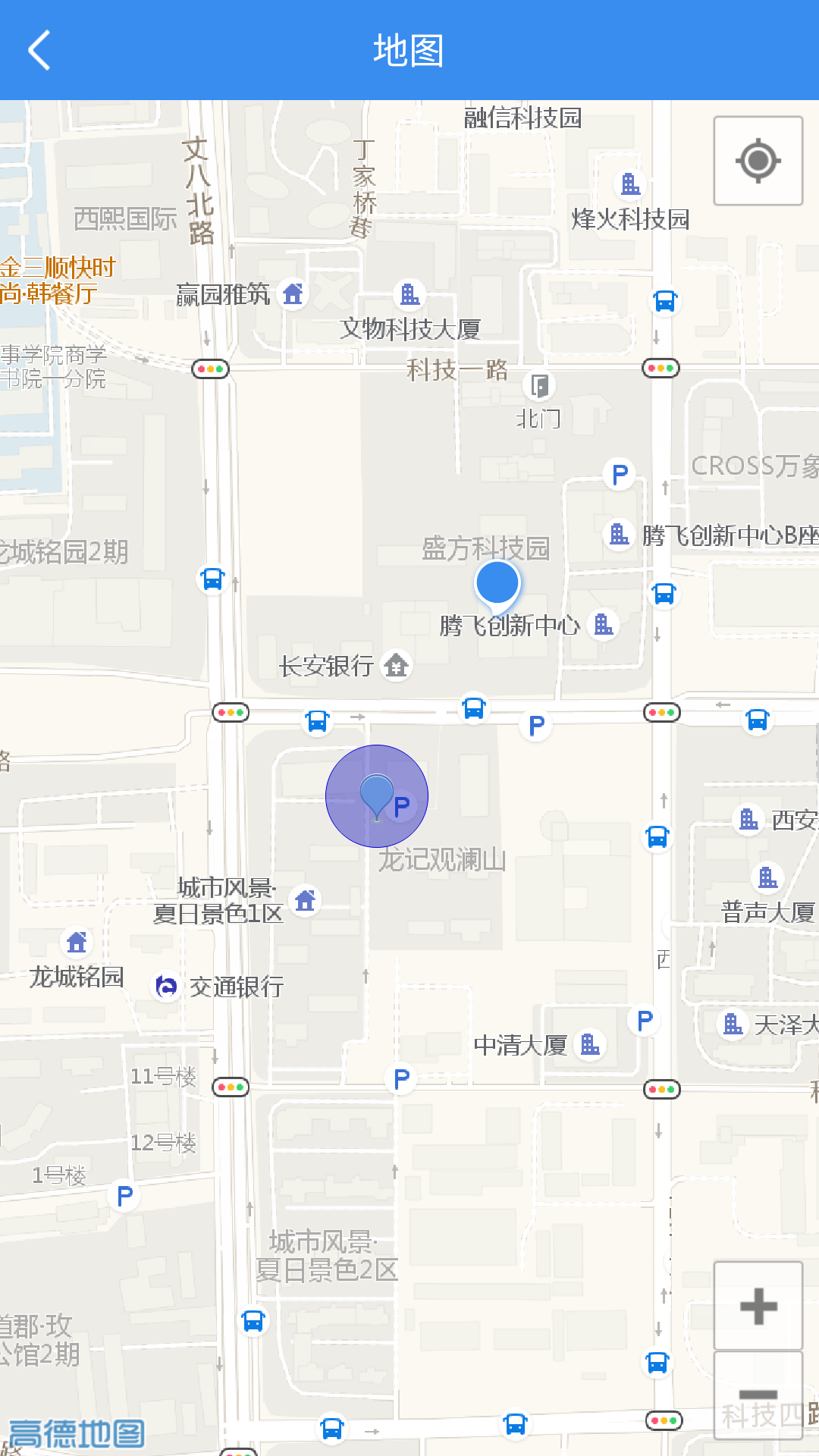 单POI点地图标注